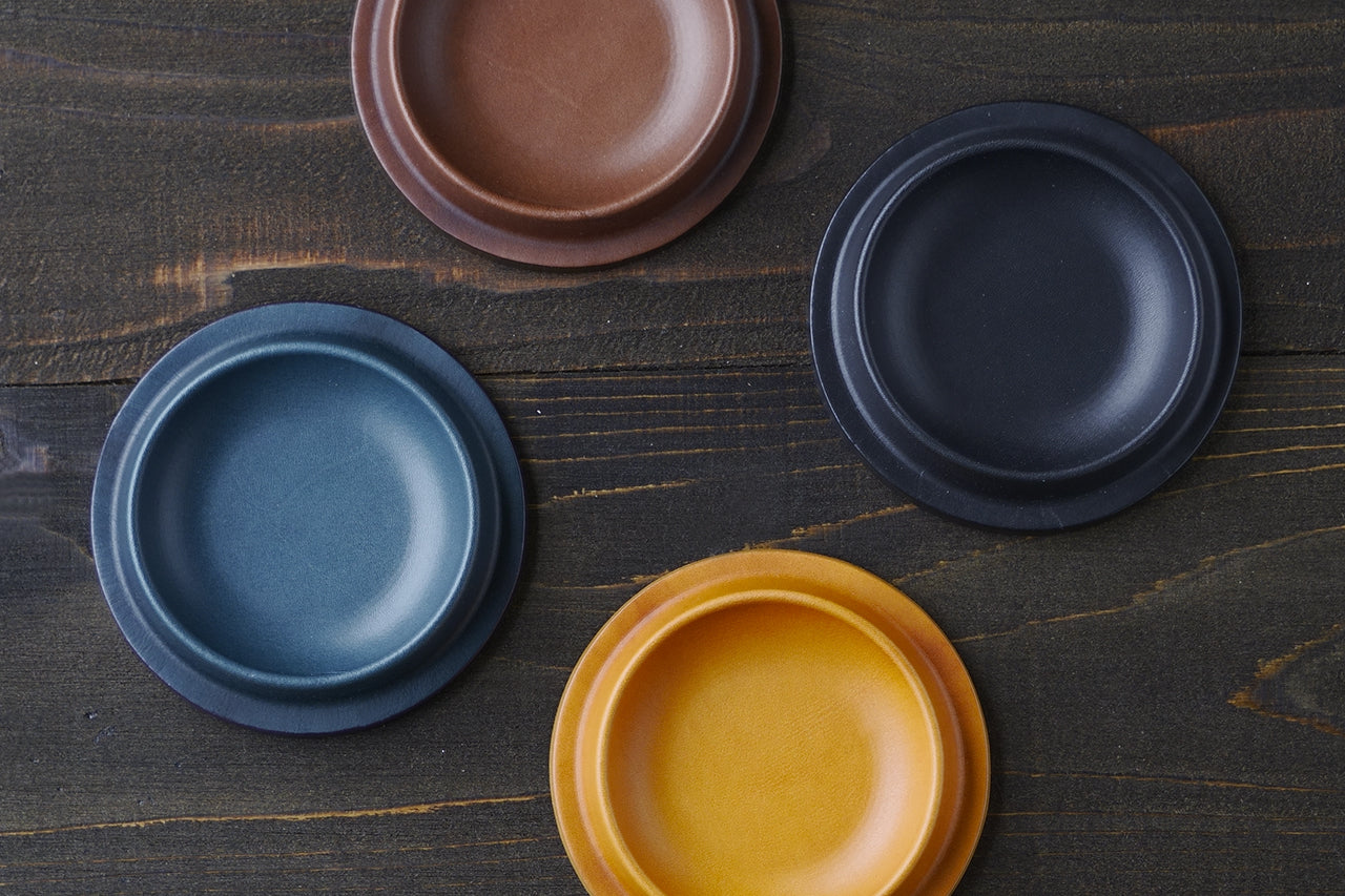 Leather Tray Round