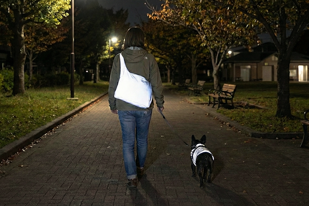 【夜の散歩も安全に】
